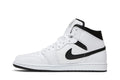 Jordan 1 Mid White Black - Classic Two-Tone Basketball Sneaker