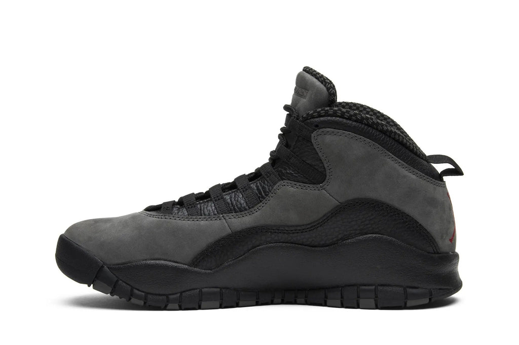Jordan 10 Retro Shadow 2018 - Iconic Black Nubuck & Tumbled Leather Sneaker