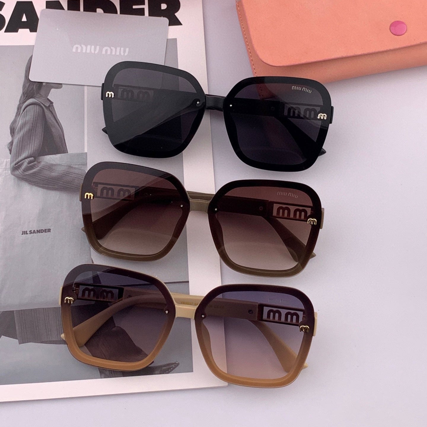 RUNWAY SQUARE SUNGLASSES M7303 IN ACETATE