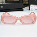 Chanel Cat Eye Sunglasses Black Acetate Calfskin CH9181