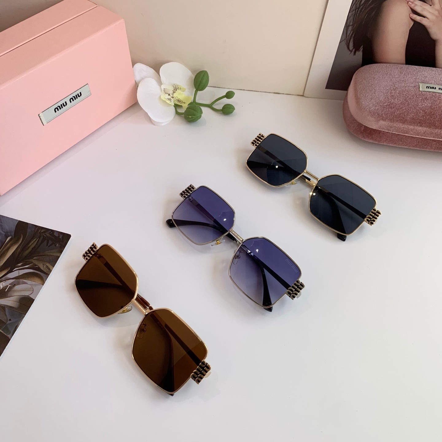Miu Metal Sunglasses 189563